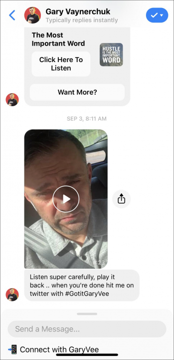 gary vaynerchuck facebook chatbot