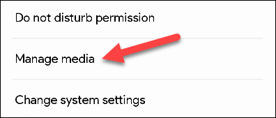 Choose "Manage Media."