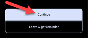 Tap "Continue."