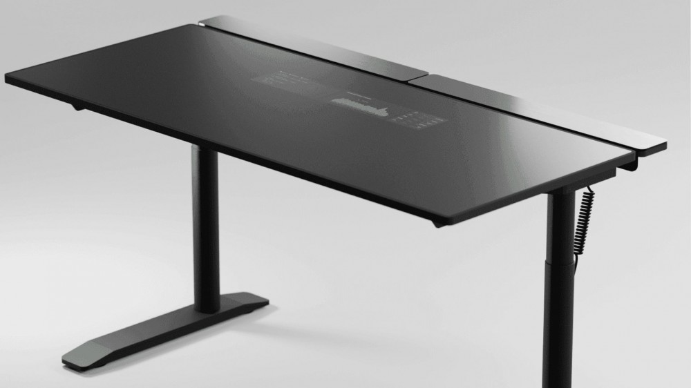 Lumina Desk with nothing on it.