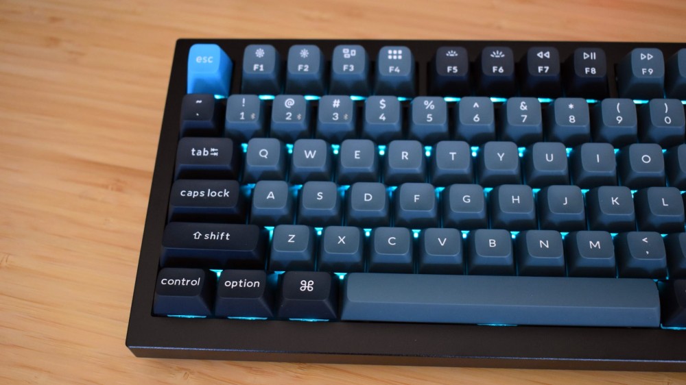 Left side of the Keychron Q1 Pro's keycaps